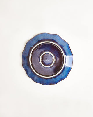 Pérola Teller klein shell dunkelblau