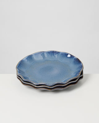 Pérola Teller klein shell dunkelblau