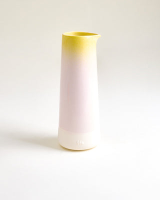 Pinguim - Carafe speckled yellow pink