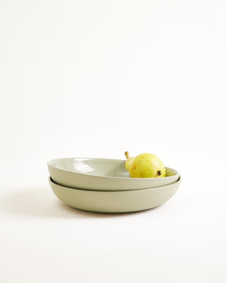 Seda - Pasta plate classic sage green