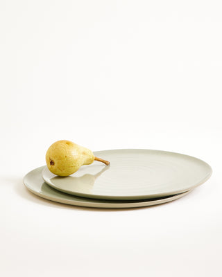 Seda - Large plate classic sage green