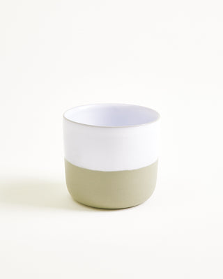 Seda - Cup small sage green white