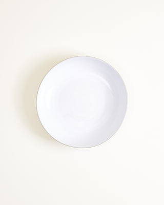 Seda - Pasta plate classic sage green white