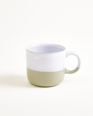 Seda - Mug small sage green white
