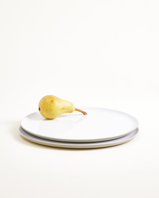 Seda - Large plate classic sage green white