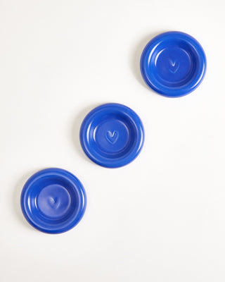 Seia - Espresso mug & Espresso saucer Heart blue