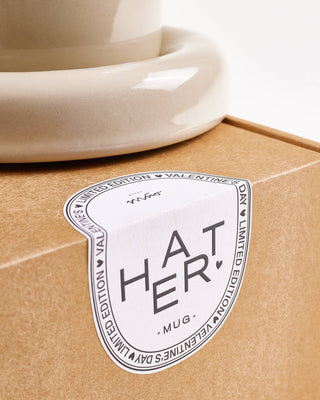 Seia Tasse & Untertasse Herz sand 2er-Set