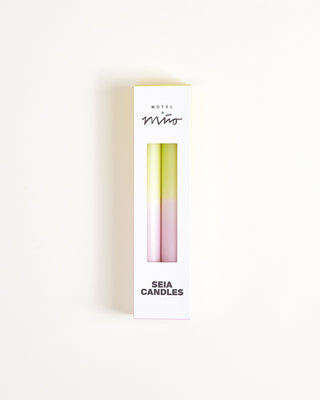 Seia Stabkerze 2er-Set rosa lime