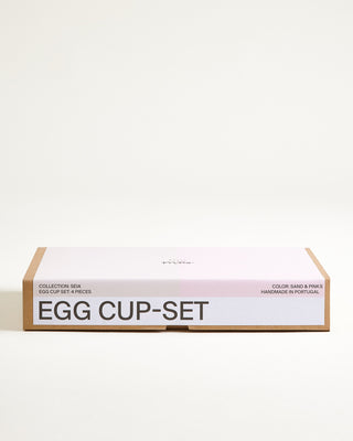 Seia Eierbecher rosa sand 4er-Set