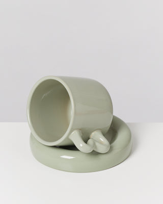 Seia Tasse & Untertasse salbeigrün