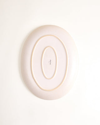 Sintra Servierplatte L oval sand