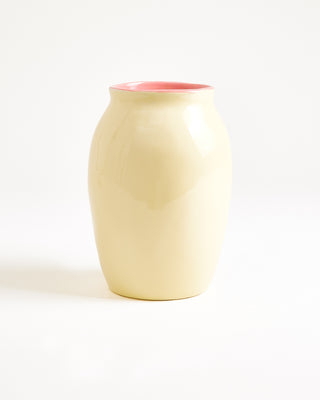 Sombra Vase M gelb rosa