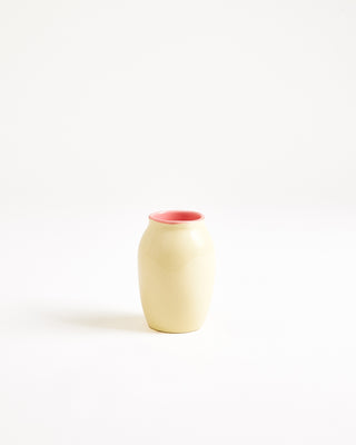 Sombra Vase S gelb rosa