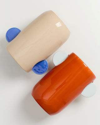 Tomar Vase M sand blau