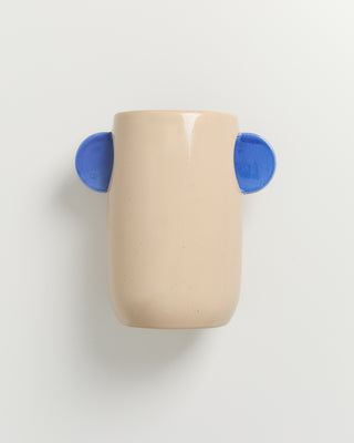 Tomar Vase M sand blau