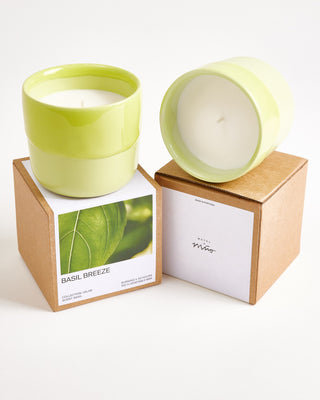 Velar Duftkerze Basil Breeze lime (ohne Valentine's Box)