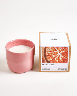 Velar Duftkerze Salted Zest rosa