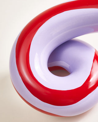 MaM x Ju Schnee Vase L lila rot