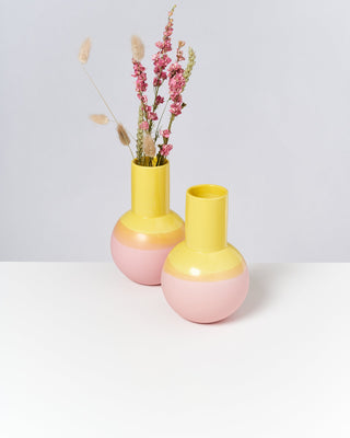 Bola vase M - yellow rose