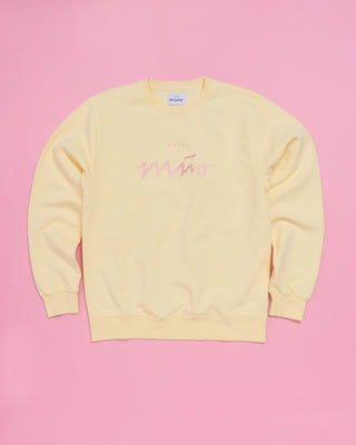 Sweatshirt Men gelb rosé